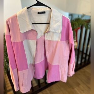 Pink Patchwork Jacket
